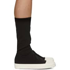 Shop rick owens men's shoes at up to 70% off! Rick Owens Drkshdw Black Sock Sneaker Boots Rick Owens Drkshdw