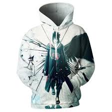 Naruto Shippuden Sasuke Uchiha Lone Ninja Hoodie Kanawas Naruto Hoodie Hoodies Thin Sweatshirts