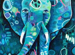 Andrea Garvey Art Color Joy United States Elephant Art Online Art Courses Art