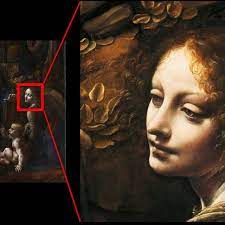 █ slices of light █▀ ▀ ▀. Leonardo Da Vinci S Virgin Of The Rocks Shown On The Left Hand Side Download Scientific Diagram