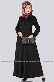 Moda Selvim Lazer Detay Suet Ferace Ah3173 Siyah Fashion Dresses Victorian Dress