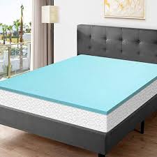Momend 2inch Memory Foam Mattress Pad Twin Xl Cooling Gel Infused Extra Long Single Bed Memory Foam Mattress Pad Foam Mattress Pad Memory Foam Mattress Topper