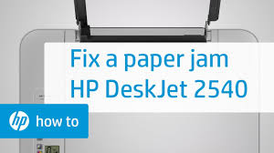 Une fois inséré, votre ordinateur le détectera. Fixing A Paper Jam Hp Deskjet 2540 All In One Printer Hp Youtube