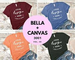 3001 Bella Canvas Mockup Bundle T Shirt Flat Lay Collection Etsy In 2020 Shirt Mockup Design Mockup Free Mockup