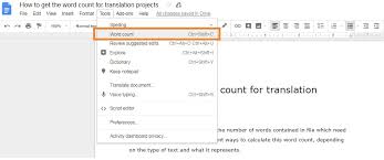 It works similar to the offline word processors such as microsoft word and pages. How To Calculate The Word Count For Translation