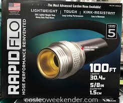 Teknor Rapid Flo 100ft Compact Garden Hose Costco Weekender