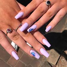 🦋 ugh i just love this butterflies 💜. 31 Best Butterfly Nails Butterfly Nail Art Design Lilac Nails Lilac Nails Design Purple Acrylic Nails