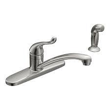 Maybe you would like to learn more about one of these? Moen Adler Ca87530 Kitchen Faucet 1 Faucet Handle 6 In H Spout Stainless Steel Chrome Wilco Farm Stores