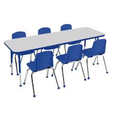Ecr4kids Preschool Rectangle Activity Table Chair Packages Table And Chair Sets Activity Table Table
