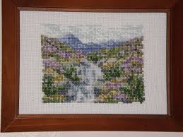 Moorland Waterfall Pattern By Mary Hickmott Cross Stitch