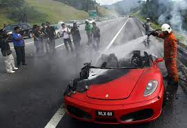 Some of the listed ferrari comes with starting price of rm 278k up to rm 3.15 million. Ferrari F430 In Malaysia Left In Smoldering Heap After Fire