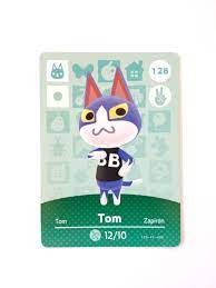 Animal Crossing Amiibo Card Tom 128 Mercari Animal Crossing Animals Cards