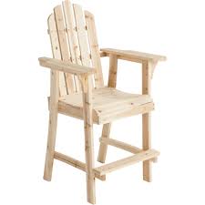 Stonegate Designs Tall Fir Wood Adirondack Chair 30in L X 25 1 X2f 2in W X 51in H Model Wood Adirondack Chairs Wooden Adirondack Chairs Wood Patio Chairs