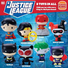 * solange der vorrat reicht. Burger King Offering Justice League Kids Meal Figures