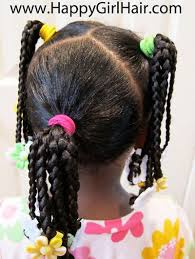 If you like braids for black kids, you might love these ideas. Super Cute And Easy Hairstyles For Little Girls Braids Hairstyles For Black Kids