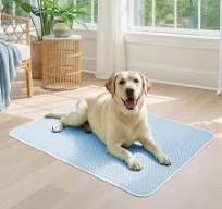 MORA PETS Breathable Cooling Dog & Cat Pad, Light Blue ...