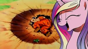 Well if we consider dragon ball gt was after dragon balls then i think janemba was stronger than kid buy. 435614 Semi Grimdark Princess Cadance Idw Cadance Laughs At Your Misery Crater Death Dragon Ball Dragon Ball Z Exploitable Meme Meme Obligatory Pony Yamcha Yamcha S Death Pose Derpibooru