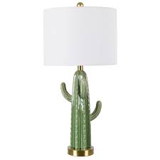 Cactus lamp table lamp home decoration cactus decor simple design desk lamp ,with bulb, for bedroom, living room, baby room, study, office, coffee table, college dorm etc 5.0 out of 5 stars 1 $41.59 $ 41. Nshan 27 Green Cactus Table Lamp Walmart Com Walmart Com