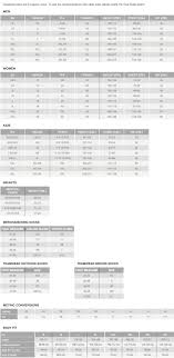 Sizes Guide En_us Macron Store West Midlands