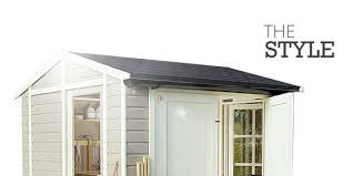 The gable style pitched roof is not only one of the most common styles of shed roof, but it is also one of the easiest to build. How To Build A Shed Roof Set The Roof Trusses Popular Shed Roof Styles