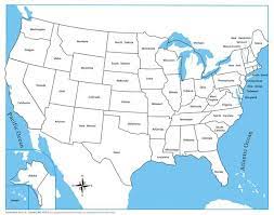 Printable united states map collection. Usa Control Map Labeled