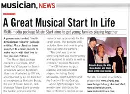 A great way to introduce the article would be with the quote from helen keller: Music Newspaper Article