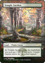 Further info that won't make sense without mtg knowledge: Login Mtg Salvation Mtg Altered Art Temple Gardens Mtg Art