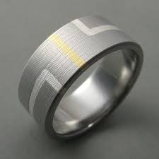 Custom Inconel Wedding Ring Art Deco Wedding Rings Titanium Wedding Rings Art Deco Wedding Band