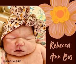 ❤ Today we honor Rebecca Ann Bos