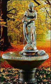 Adrienne Fountain 216 Sc Statue Fountain Statue Garden Figurines