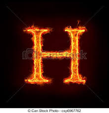 fire alphabets h