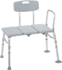 Au $65.00 to au $69.00. Amazon Com Drive Medical 12011kd 1 Plastic Tub Transfer Bench With Adjustable Backrest Color May Vary Gray Health Household