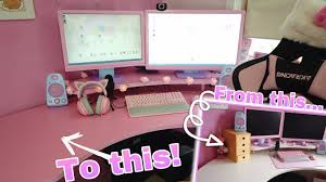 I Painted My Desk Pink Kawaii Diy Pink Gaming Set Up Ohsokawaiixoxo Youtube Give her in fluffy, cute animal. i painted my desk pink kawaii diy pink gaming set up ohsokawaiixoxo