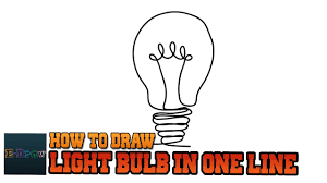 Any light source can serve as your creative implement and we shopped for every keychain flashlight, gimick pen and light wand we could find. How To Draw Light Bulb In One Line Easy Step By Step For Kids Continuous Line Drawing Tutorial Youtube