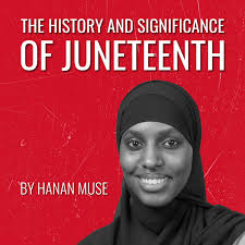 Happy Juneteenth! Want to learn more about Juneteenth? Hanan Muse, Youth  Dialogue Coordinator, shared the history and significance of this holiday!  #Juneteenth #FreedomDay #AffirmDignity