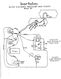 How to wire a bass. Wiring Diagrams Bartolini Pickups Electronics