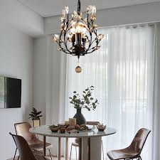Modern Crystal Chandelier Ceiling Light Pendant Lamp Dining Room Light  Fixture