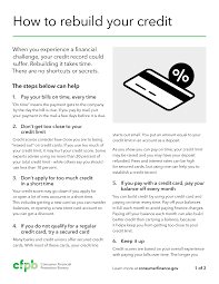 And, once in hand, you. Https Files Consumerfinance Gov F Documents Cfpb How To Rebuild Your Credit Pdf