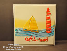 Gerrina S Creatieve Wereld Boot Verjaardagskaart Boat Birthdaycard