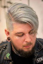 Permanent hair color dye cream silver ash grey gray punk goth emo cosplay a21. The Full Guide For Silver Hair Men How To Get Keep Style Gray Hair