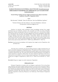 Di sini kita bisa belajar bersama bagaimana cara membuat kreasi unik untuk anak tk maupun anak sd. Pdf Daerah Penangkapan Potensial Ikan Tenggiri Scomberomorus Sp Berdasarkan Parameter Suhu Permukaan Laut Di Kabupaten Pangandaran