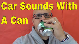 Car Sounds With A Can Tutorial Easy V10 Engine Sound Car Sounds Tutorial Audio Drama