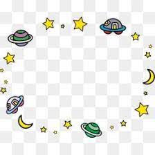Space Border Vector Cartoon Hand Painted Png Transparent Clipart Image And Psd File For Free Download Graphic Design Background Templates Free Graphic Design Hand Painted Frames