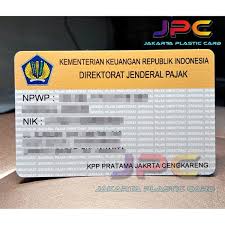 Cetak Kartu Npwp Kusus Yang Hilang Dan Rusak Di Lapak Bagasastore Bukalapak