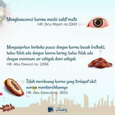5 out of 5 stars. Begini Sunnah Rasulullah Makan Kurma