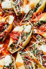 Stuffed Pasta Shells With Ground Beef And Spinach Cooking For Keeps Recipe In 2020 Stuffed Pasta Shells Ground Beef And Spinach Stuffed Shells Recipe