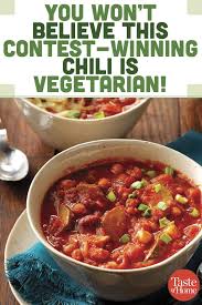 Contest Winning Vegetarian Chili Recipe Vegetarian Chili Recipe Quick Vegetarian Meals Veggie Chili Recipes