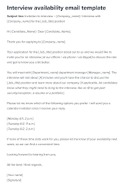 This study has shown that 46% of recruiters and hiring managers prefer to how to use linkedin right in 2018: Interview Availability Email Template Workable