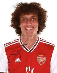 SOCCER David Luiz FC ARSENAL autograph, In-Person signed photo