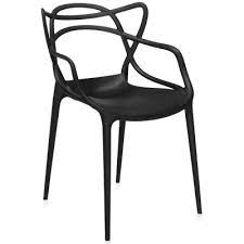 It is reduced to the essentials and is suitable both for the office and as chair for the private sector. Kartell Masters Stuhl 4er Set Nunido